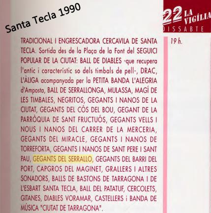 gegantsserrallo's tweet photo. Propera parada: FESTA MAJOR @SantateclaTGN on participem activament des del 1990! #GanesdeSantaTecla #SantaTecla2015 http://t.co/K1Whby0mK4