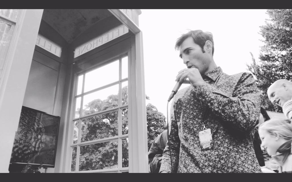 FlyGirlFilms's tweet photo. @ItsZachWalker @FreedomFestHull #visualisingthevoiceoffreedom #hull #phonebox #HumberCalling http://t.co/XnjJb3qk0s