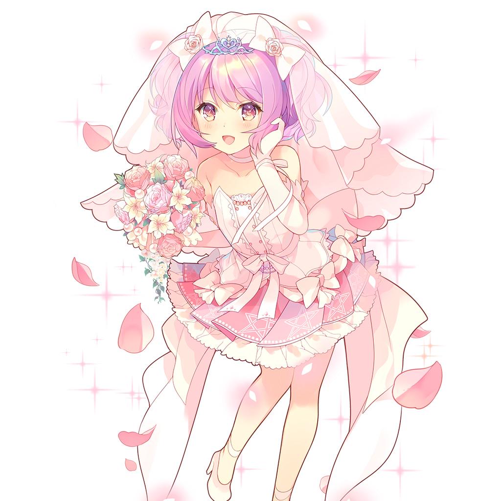 ウチの姫さまがいちばんカワイイ Sr Amp Ur3倍ロイヤルパーティ開催予告 本日24時からロイヤルパーティ開催 ウェディング姿のur甘星姫メロさんが新登場 とーっても素敵なので会いに来てくださいね Cvは石原夏織さんです ੭ W ੭ ウチ