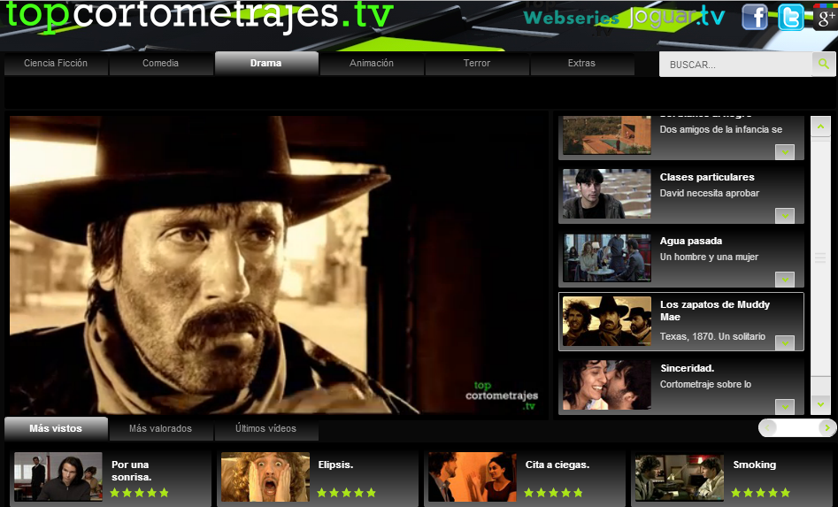 Un buen corto, ambientado en el viejo Oeste, para comenzar la semana ;)
joguar.tv/?mid=9647F6CE #LosZapatosDeMuddyMae