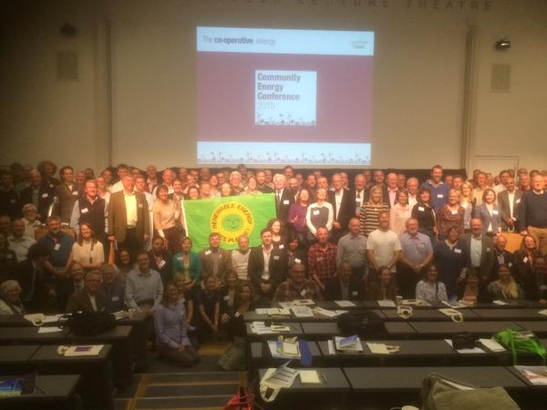 These 300 #communityenergy activists sure as hell ain't heard no bell. Revving up for a #renewables fight-back.