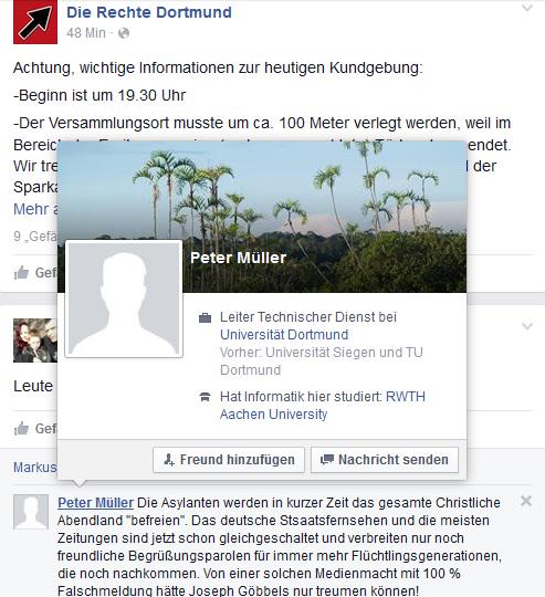 SomeRandomGuyDE's tweet photo. Liebe @TU_Dortmund ist das so nach euren Vorstellungen? Ich denke nicht!
#nonazisdo http://t.co/IyGbHkndxT