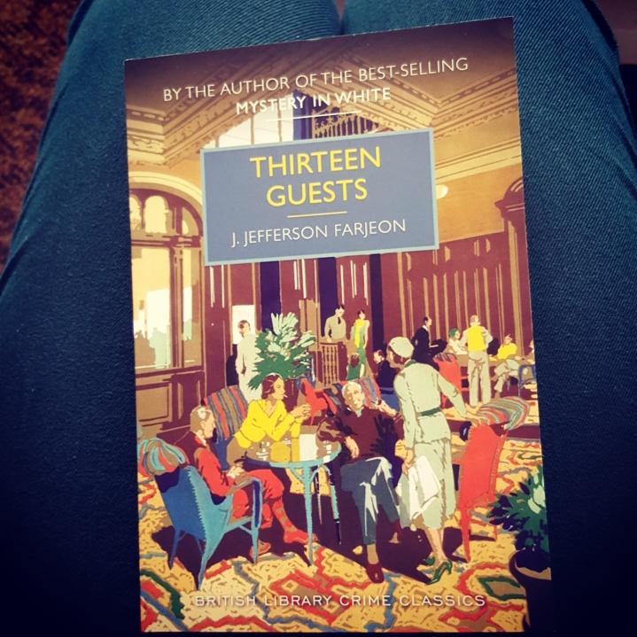EmseyLou12's tweet photo. Perfect lunchtime reading @BL_Publishing #BLCrimeClassics #ThirteenGuests #countryhousemystery http://t.co/0Gd7oPcNeC