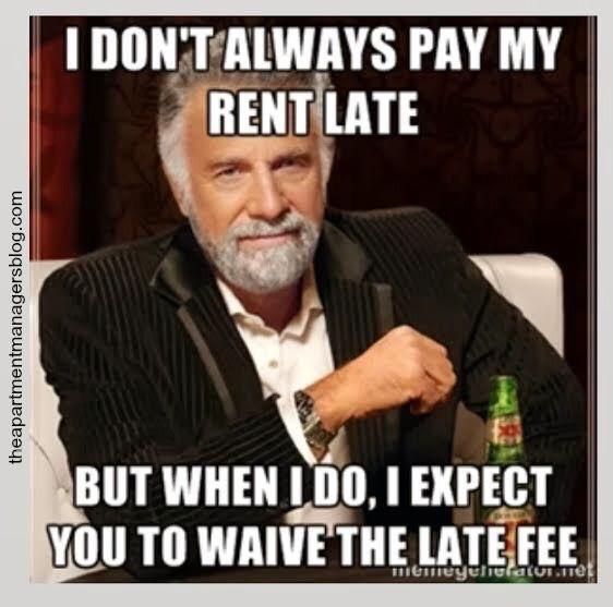 aptleasinglife's tweet photo. Late fees post today...let the excuses begin! #rentisdueonthe1st #leasingagentprobs #propertymanagementlife http://t.co/zdeKcMvSAX