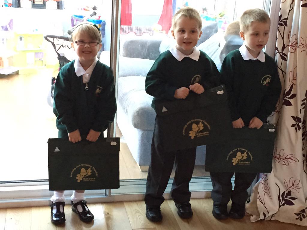 1st day of school! Not babies anymore #triplets <a href="/prestige_tennis/">allen farncombe</a>