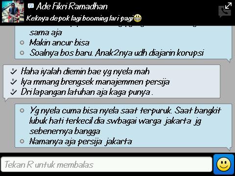Ronni_Eka's tweet photo. haha bener mbe walau lagi seperti ini kondisi persija tetep persija dihati http://t.co/zTI0qH42nA