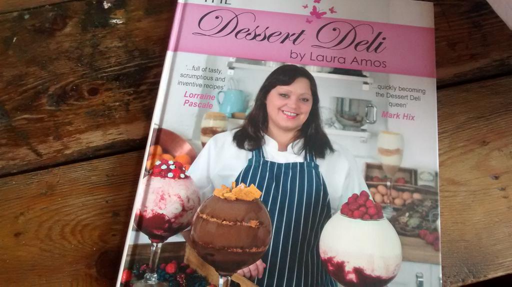 Thanks for the prize <a href="/TheDessertDeli/">Laura Amos</a>, great to chat to Laura. I'm reading it in the <a href="/BACScratchBar/">Scratch Bar</a>: a lovely space!