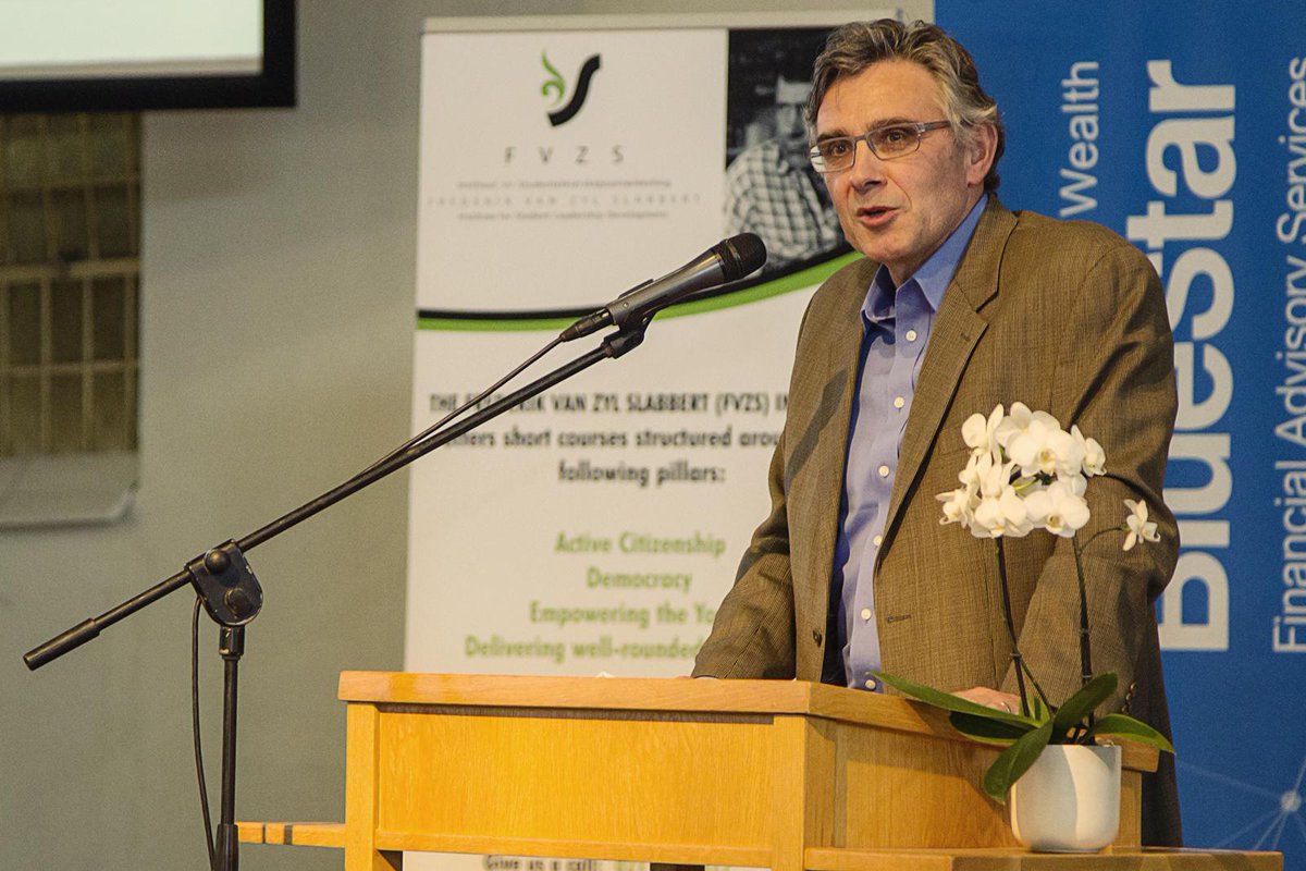 MatiesResearch's tweet photo. Here's a transcription of #SUrector @WimdeVilliers' speech at #SUleads opening on Sunday http://t.co/wyopgPzLLF @fvzs http://t.co/vske1qOZqe
