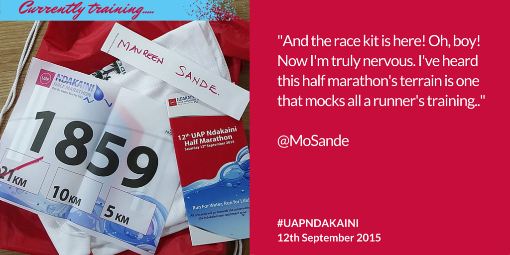 IMGKenya's tweet photo. We really hope that it will not mock all your training, @MoSande.
You can do it! @UAPKenya #UAPNdakaini http://t.co/NoMNAh2dSc