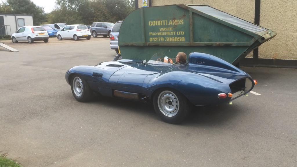 PrimePaintBody's tweet image. Jag leaves for it final prep before going off to Goodwood Revival.