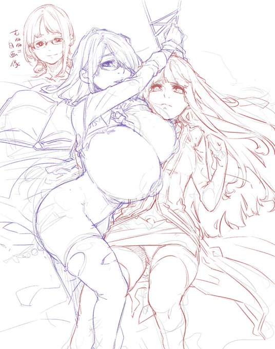 線画と色塗り
男の人が乳首がOKで女の人のはアウトとか可笑しい! 