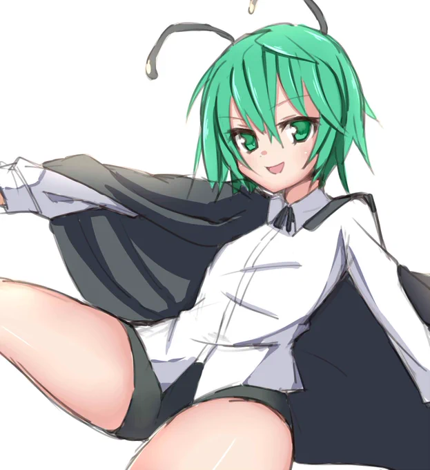 スカート描けばよかったな...若干おとこの子っぽい
#深夜の真剣お絵描き60分一本勝負 