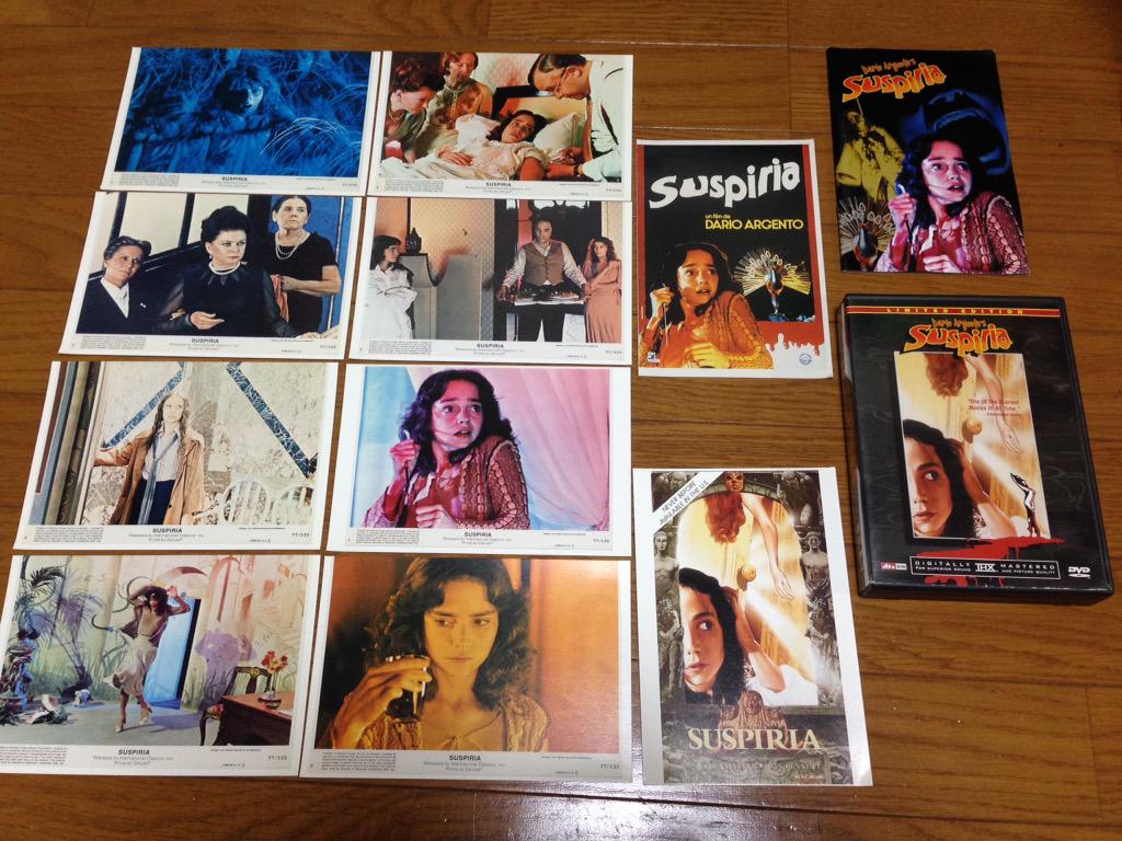 Happy birthday Dario Argento !  I love this DVD with Great post card set ! 