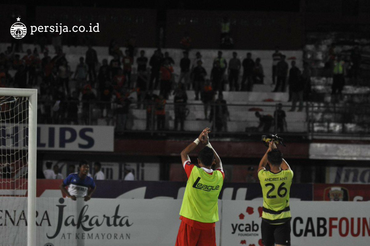Terima kasih Jakmania. Maaf belum bisa memberikan hasil yang maksimal. #PersijaDay