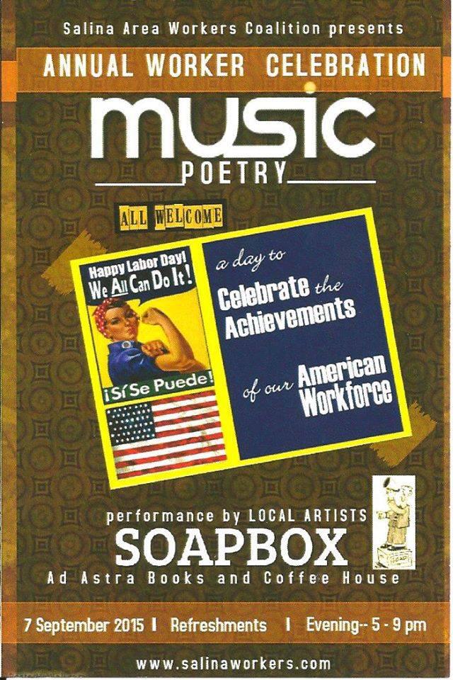 adastrabooks's tweet photo. Celebrating your hard labor with an evening of food, music, and the almighty spoken word! http://t.co/2q0wlmo0Ac