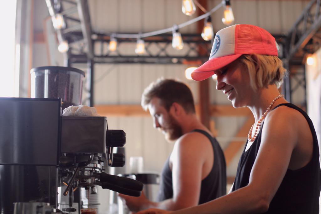 offtheleaf's tweet photo. From shop to tour. OTL's very own Jackie joins the mobile tour for @lifelightglobal. Thank you every who stopped by. http://t.co/6M18R3krOP