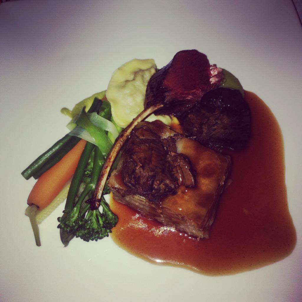 paxtonscheese's tweet photo. Very excited to be tucking into the #goldenforks #goldfork #guildoffinefood #baronscourtestate #winner #venison http://t.co/6NMZhBEO2c