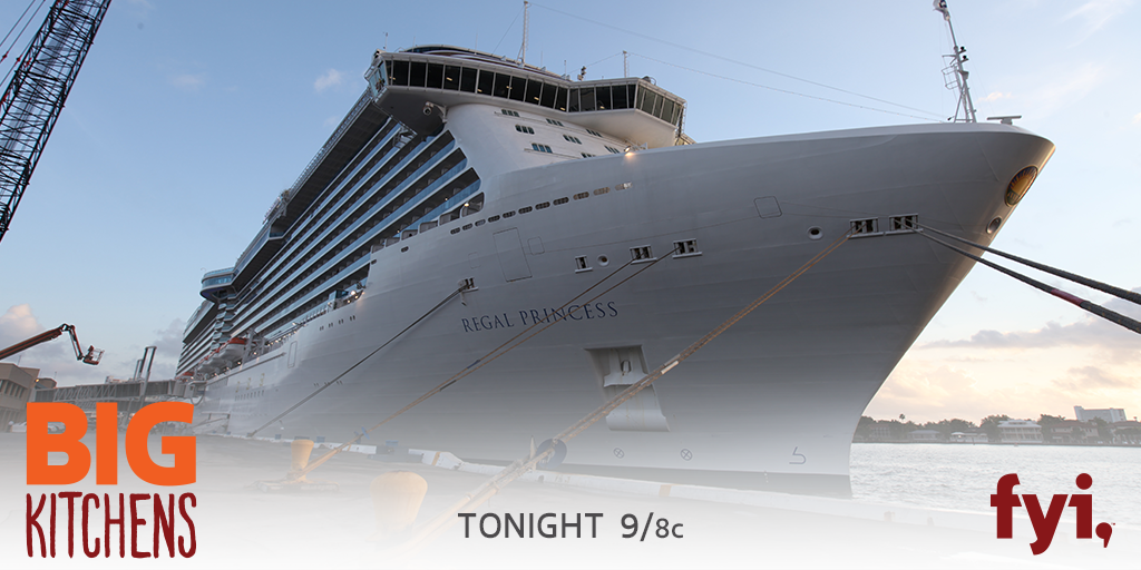 HomeMadeNation's tweet photo. It takes one crazy kitchen to feed this colossal cruise on tonight's new #BigKitchens! http://t.co/Is6wyx06BL