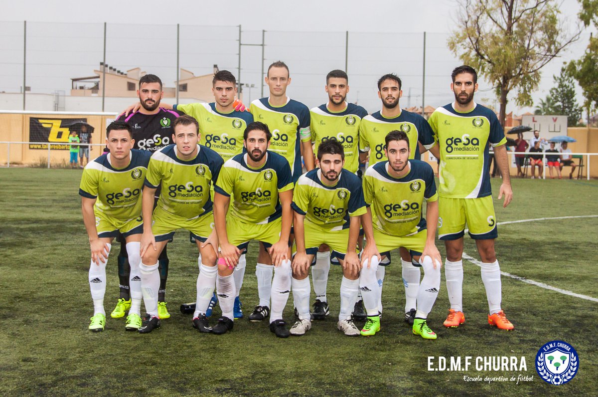 edmfchurra's tweet photo. Victoria sufrida por 3-2 frente al Real Murcia Imperial, en el debut en casa de Gesa Churra en Tercera División. http://t.co/0KjIZ8Kp0S