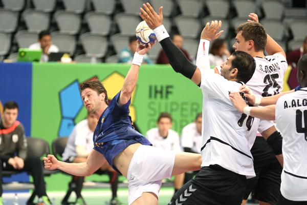 ihfhandball's tweet photo. Sydney and Al Saad match.

Copyrights Stephane Pillaud/IHF
#IHF #Handball #IHFSuperGlobe
@USYDHandball @AlSaddSC http://t.co/qYWyWQwAQL