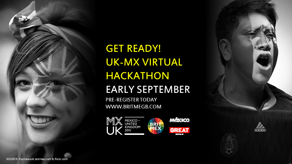 RythmLabs's tweet photo. #Mexico #UK Join the #BritMexLab a virtual #Hackathon to innovate in the areas of entrepreneurship and agriculture. http://t.co/U55c4umm9D