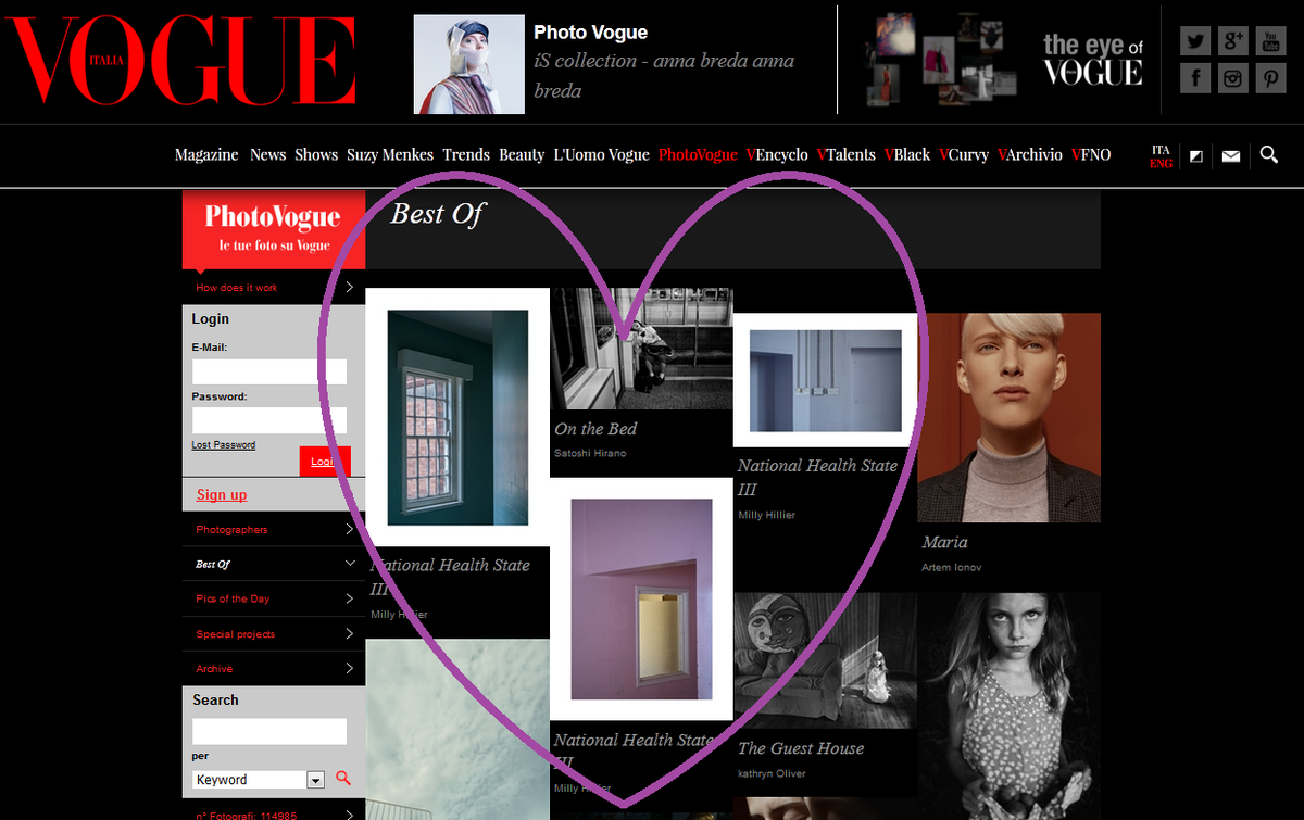 PhotoMilly's tweet image. I'm back! New photos on #PhotoVogue all #BestOf! Thank you @AlessiaGlaviano @ChiaraNonino #ComebackQueen #PhotoMilly