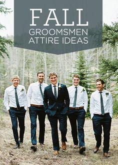 Check out these #Fall #groomsmen attire ideas! #eventplanningnyc projectwedding.com/ideas/309969/f…