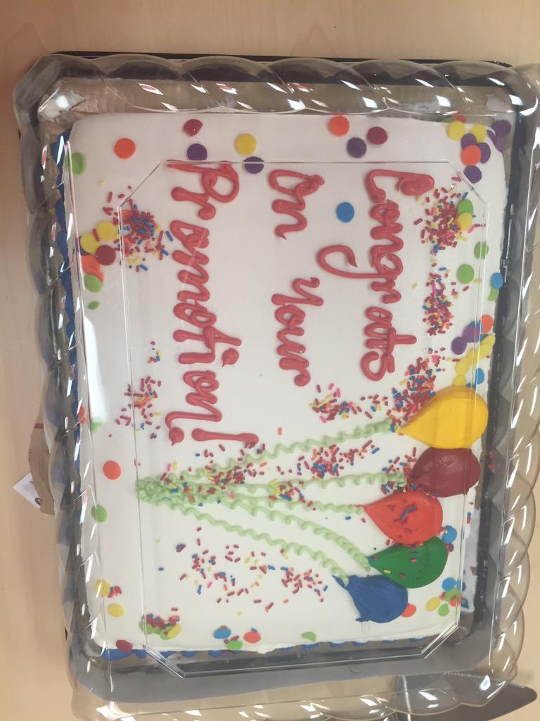 MelDelRed's tweet photo. Congrats on your promotion Chris!! #T2475 #WeWillMissYou #ETLGE #WelcomeToTheHRLife http://t.co/iEflNFytPk