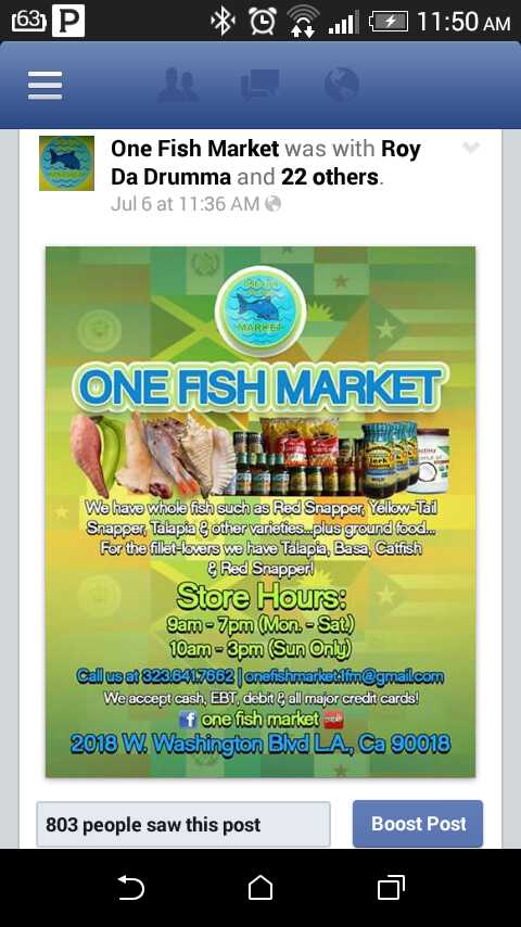 One Fish Market (@onefishmarket) / Posts / X