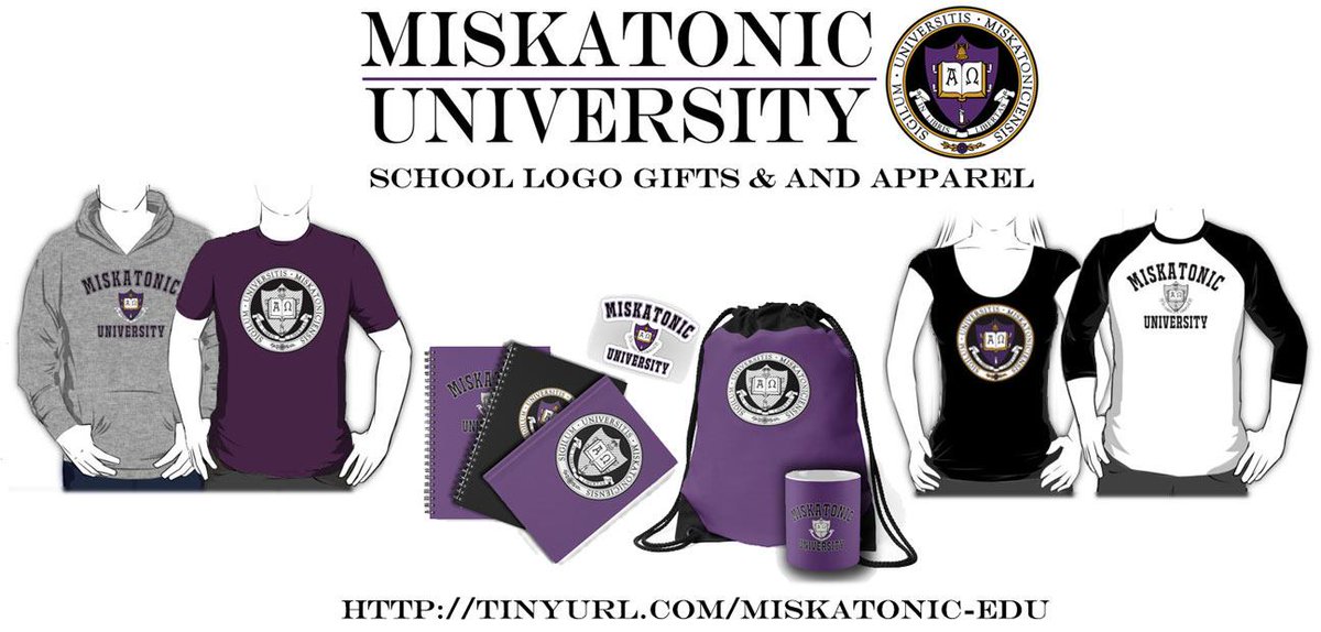 ChristianMilik's tweet photo. Redbubble 20% off today! Grab your Miskatonic Gear for the best price! http://t.co/EcE8SJaGLm #Lovecraft #Cthulhu http://t.co/TpqlKLykPl