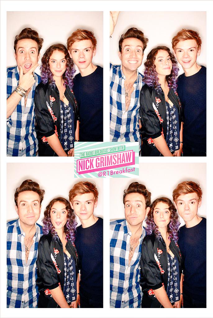 grimmers's tweet image. Thaaaaanks to Thomas and Kaya for coming in this morning. LOVED that movie - did you hear them?