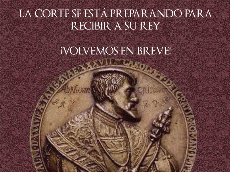 historiascorte's tweet photo. En la Corte estamos ultimando detalles para recibir a nuestro rey @alvarocervan #NerviosAMil #CarlosReyEmperador http://t.co/l7G3GIm2xN