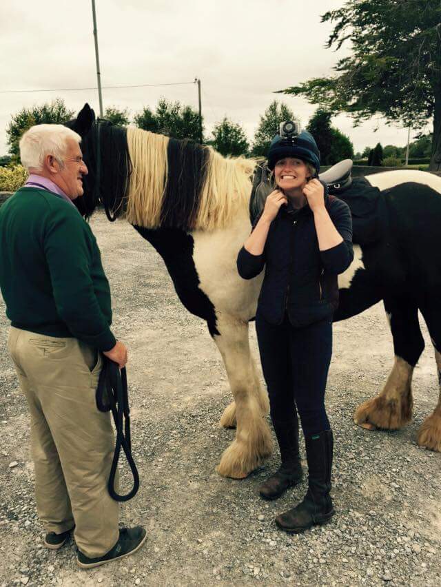 louiseoconnor1's tweet photo. One of our stops at Neville's Cross Bar,Thatch Pub, and across the Maigue River 🐎 http://t.co/5ieNaS2xHk