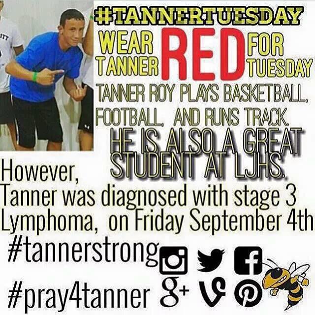 LadyJacketSball's tweet photo. Lady Jacket Softball is praying for Tanner and his family. #TannerStrong http://t.co/e601JEbSRv