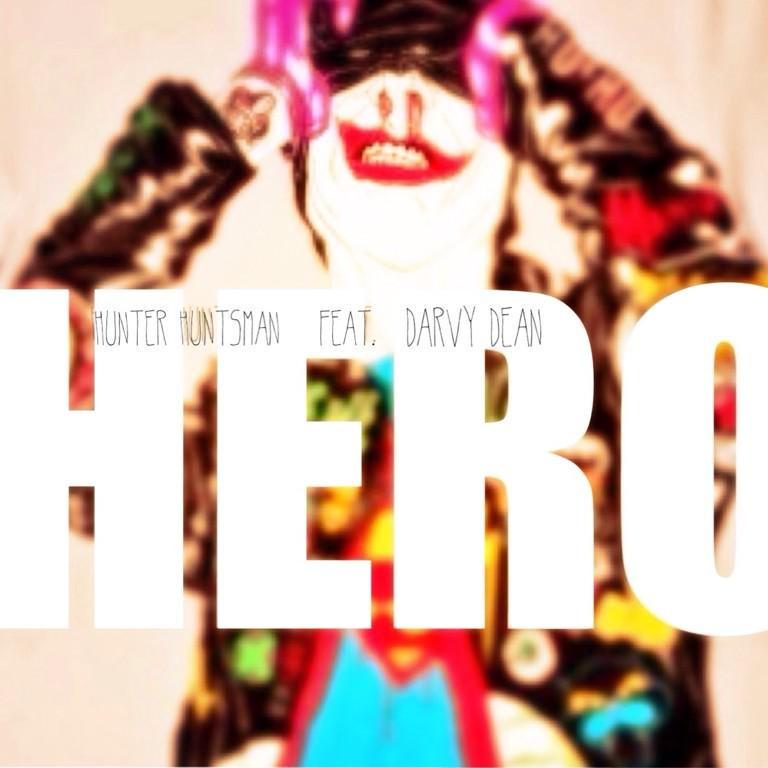 _HunterHuntsman's tweet photo. Second single feat. @DarvyDean "Hero" is available now! 🎼👌 #rock http://t.co/RKt223BIjv