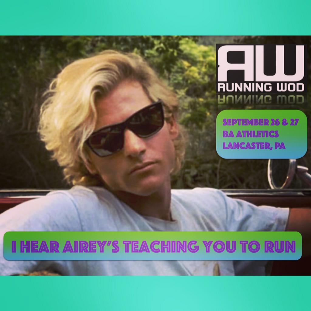 September 26 &amp; 27 <a href="/BAathleticsInc/">BA Athletics Inc.</a> Lancaster, PA Two day all things running!