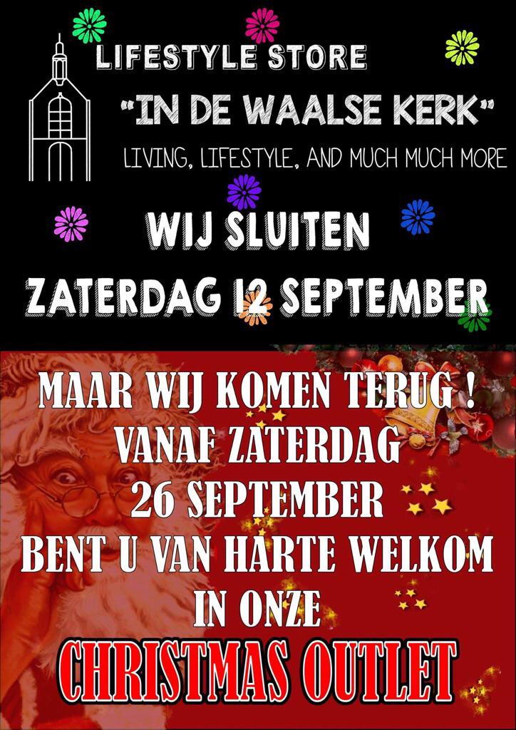 Waalkerk's tweet photo. Nog 1 week. Dan sluiten wij. De kerst komt er aan. #dordrecht #christmas #outlet http://t.co/HpfZZ1V2wP