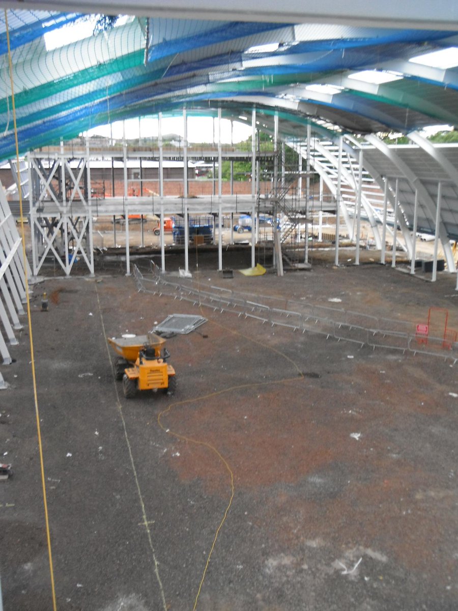 These photos show the sports hall, gym and cafe in all its glory <a href="/Oriamscotland/">Oriam Scotland</a> #basketball #handball #grub
