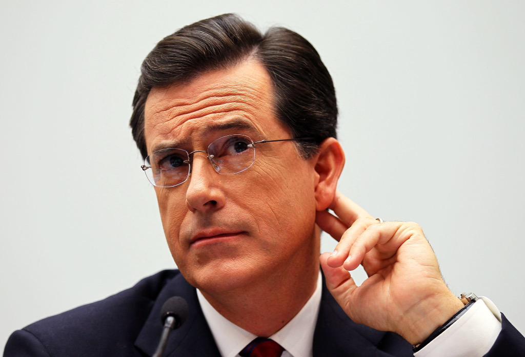 favcomedian's tweet photo. stephen colbert http://t.co/7Qb2hFPFdz
