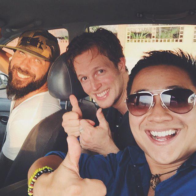 AnywhereButF's tweet photo. At a standstill in our cab on the way to Old Town Cartagena. See the latest episodes of #AnywhereButFargo Season 3 … http://t.co/VLgLSqiEHv