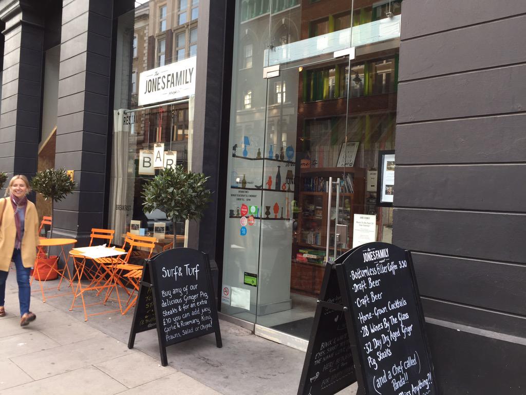 startups_london's tweet photo. Tech Startup meetup moved across the street to Jones Family http://t.co/Ggoe97yFKZ