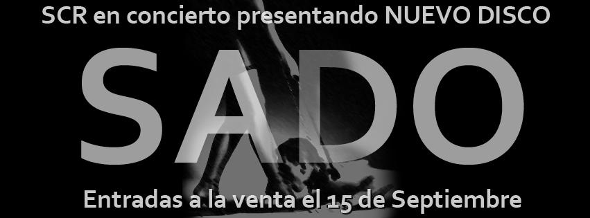 SCRofficial's tweet image. Nuestro NUEVO DISCO se titula #SADO.
Anunciaremos pronto las fechas de presentación y más noticias. ¿¿Hay ganas??