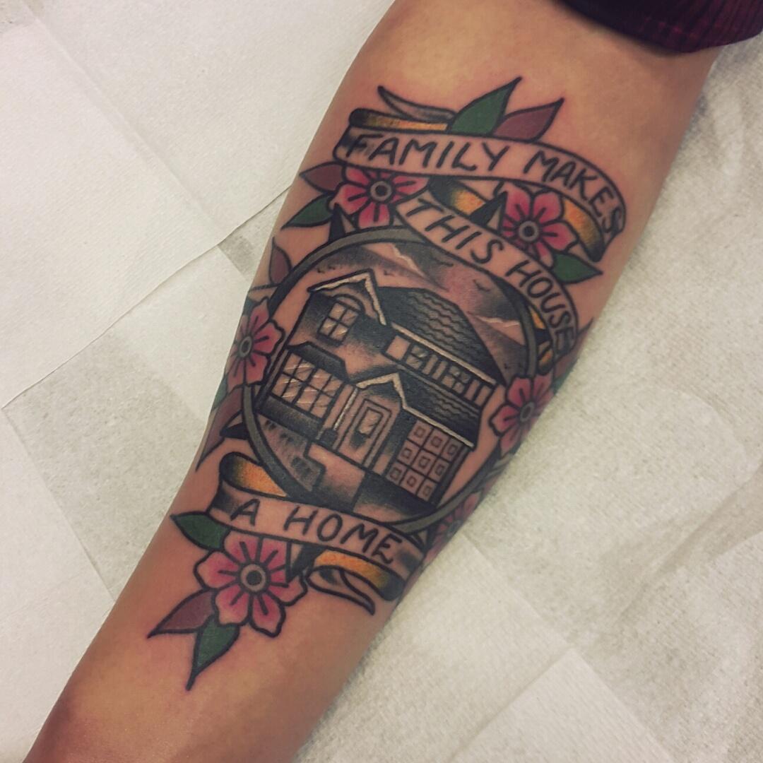 AmongstRicky's tweet photo. New tattoo, love it so much! 😊👌 http://t.co/0PKxr2oh3p