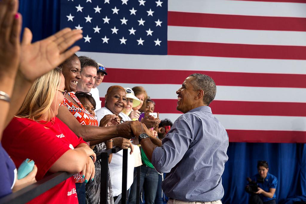 BarackObama's tweet photo. Today, America celebrates the grit and resilience of working families. Happy #LaborDay. http://t.co/WUEQreifAe