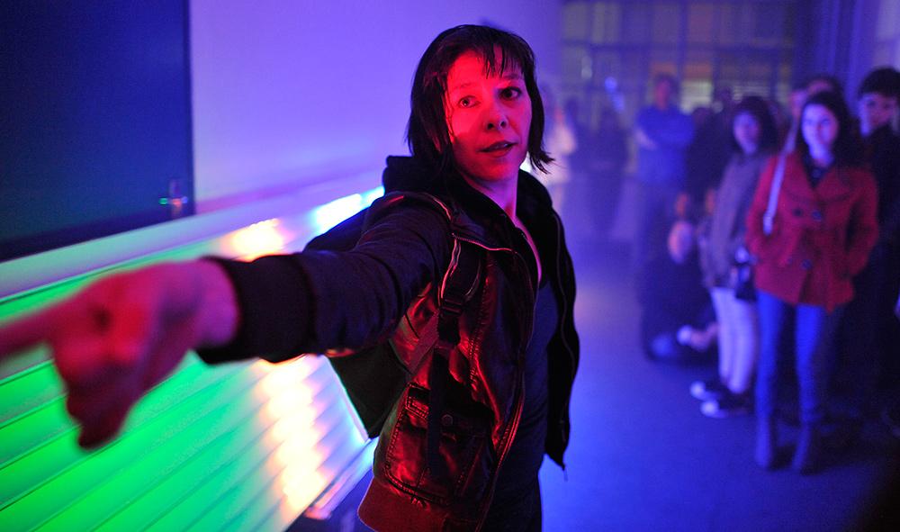 christodoherty's tweet photo. Athena Mazarakis in Portal - The Prequel #bodytech @fakugesi with tech innovation by @bushveldlabs DIZ, 5 Sept. http://t.co/u3lQyyMlY6