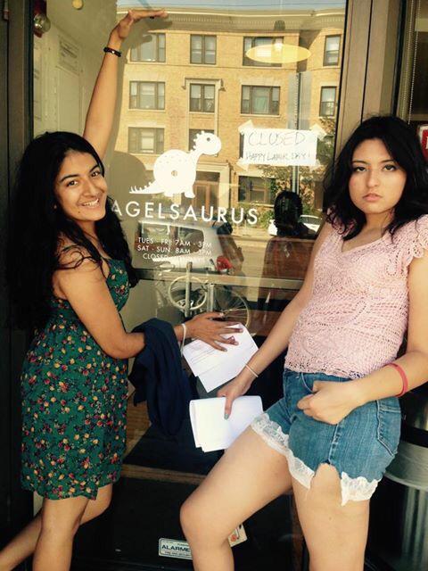 RakeshCodrana's tweet photo. No paleo diet here @bagelsaurus13 #quadcrawl http://t.co/Tfy5Riu9tA