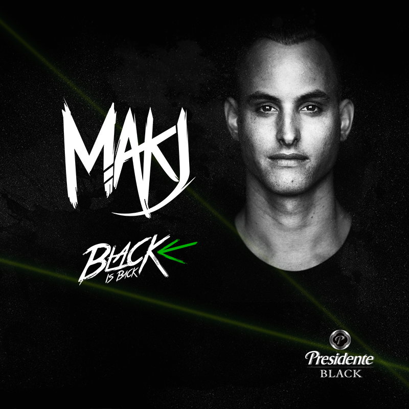 CervPresidente's tweet photo. Siente los niveles de actitud con #PresidenteBlack junto a @MAKJ en los platos el 3 de octubre en #BlackisBack2015. http://t.co/gzvXJVp8GR