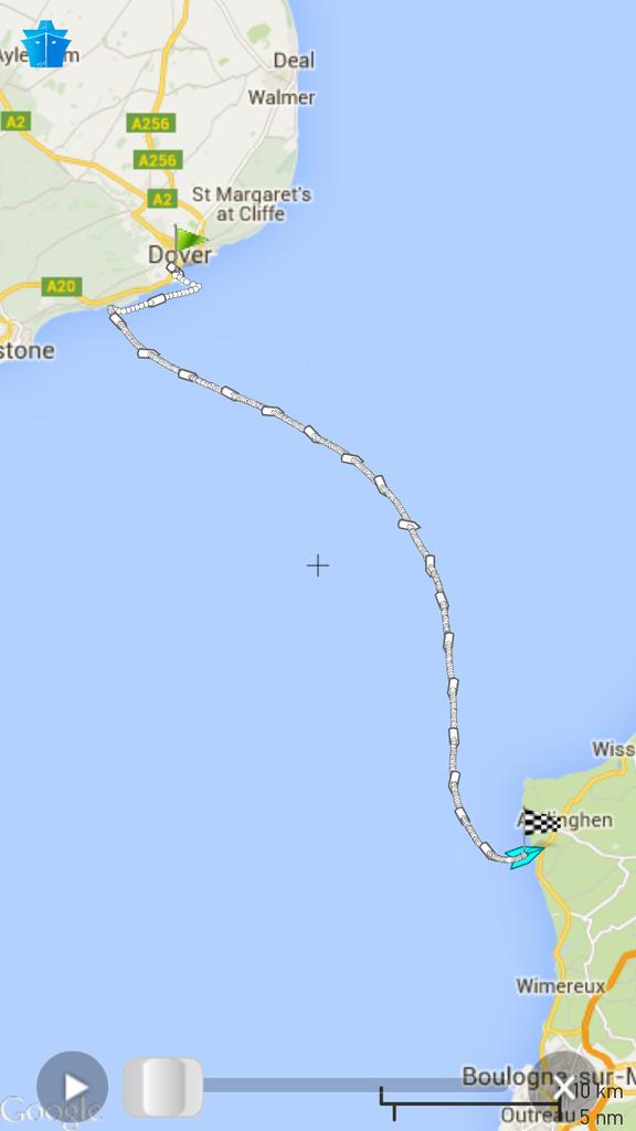 Congratulations Eleanor on your successful channel swim in 11hrs 18 minutes