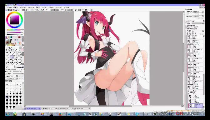 【ニコ生放送中】 赤ランサー描きます http://t.co/9vc4JIHNLD #co2145109 