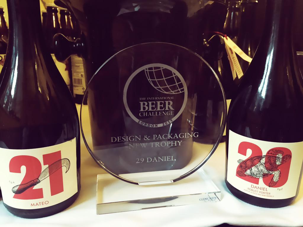 holly_chetwode's tweet photo. Huge congratulations to Mateo y Bernabé on winning the award for their 'Design &amp; Packaging' @MatthewClarkLtd http://t.co/CVtVOLzPSu